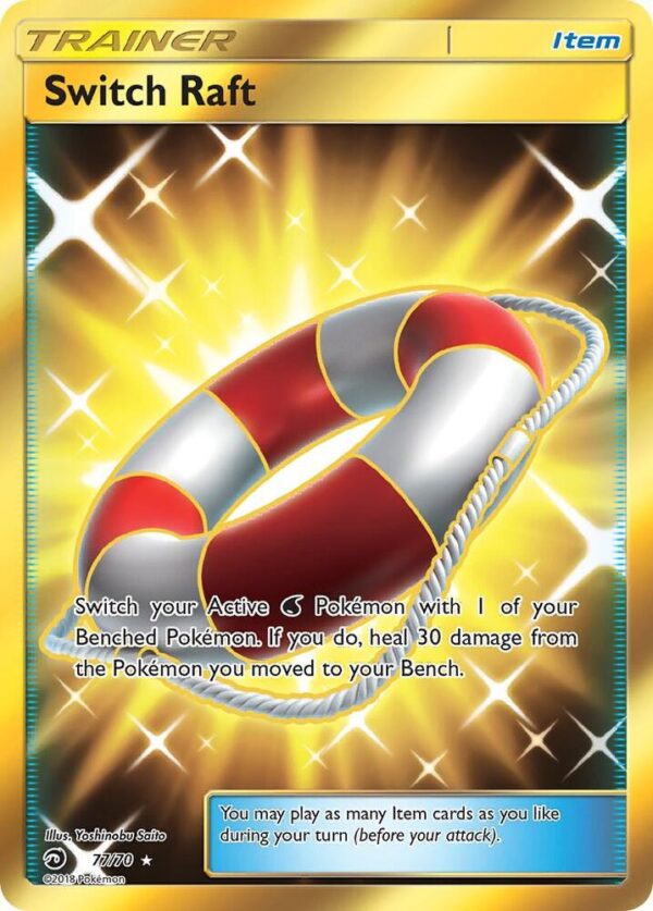 Switch Raft (Secret) 77/70 Holofoil Dragon Majesty