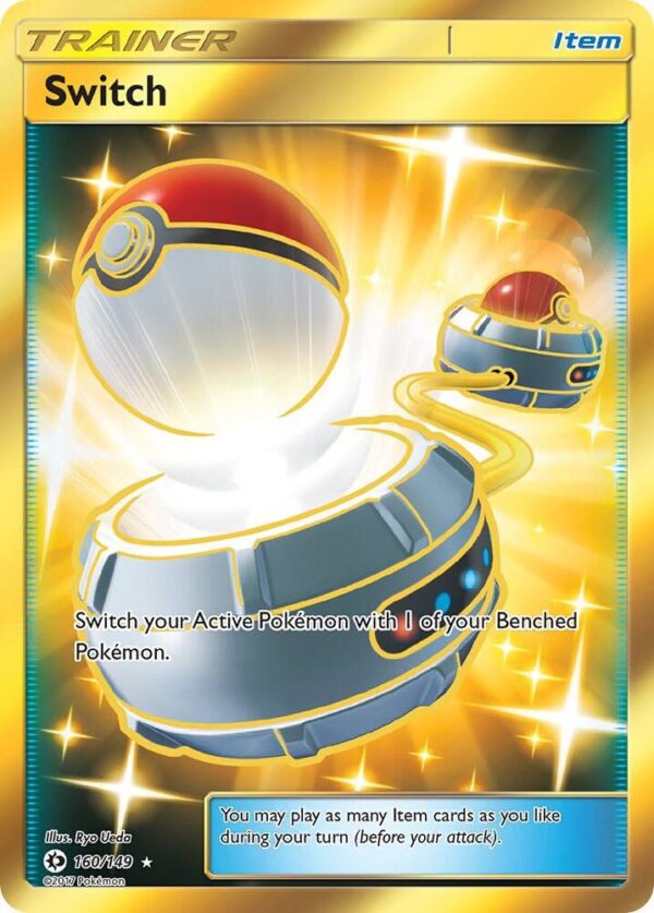 Switch (Secret) 160/149 Holofoil SM Base Set Switch (Secret) 160/149 Holofoil SM Base Set