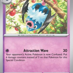 Swoobat 033/091 Normal SV: Paldean Fates