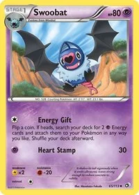 Swoobat | 65/113 | Reverse Holofoil | Legendary Treasures