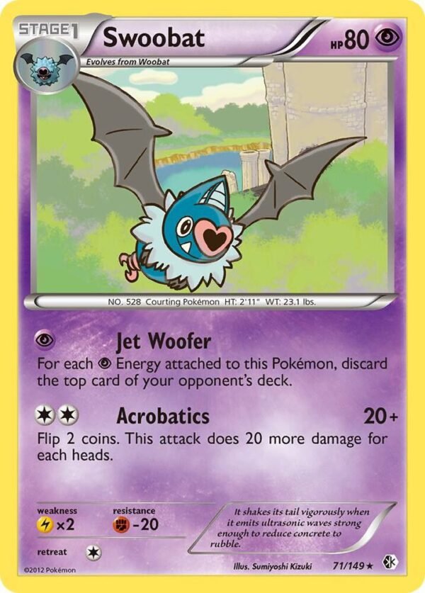 Swoobat 71/149 Reverse Holofoil Boundaries Crossed