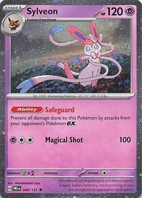 Sylveon 040/131 (Cosmos Holo) Holofoil Miscellaneous Cards & Products Sylveon 040/131 (Cosmos Holo) Holofoil Miscellaneous Cards & Products