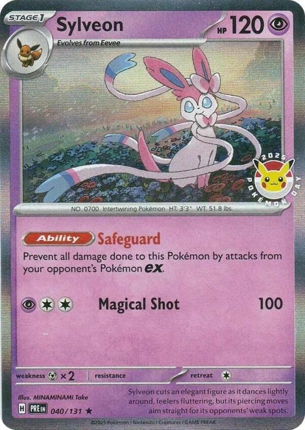 Sylveon 040/131 (Pokemon Day) Holofoil Miscellaneous Cards & Products