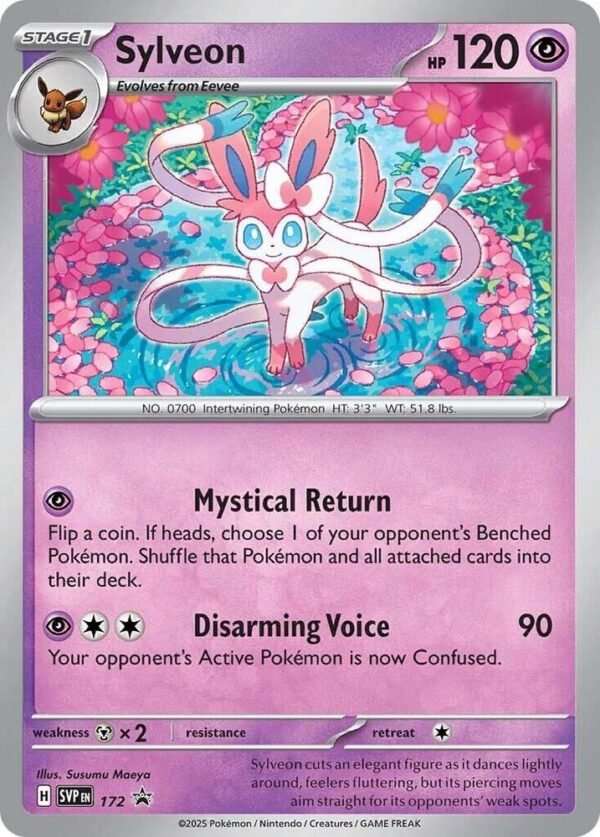 Sylveon 172 (Cosmos Holo) Holofoil SV: Scarlet & Violet Promo Cards