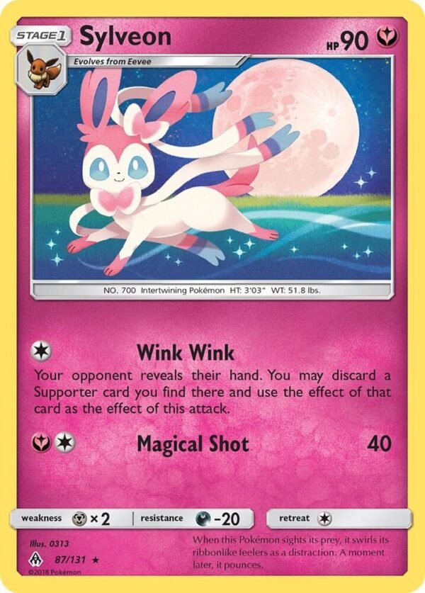 Sylveon 87/131 Normal SM – Forbidden Light Sylveon 87/131 Normal SM – Forbidden Light