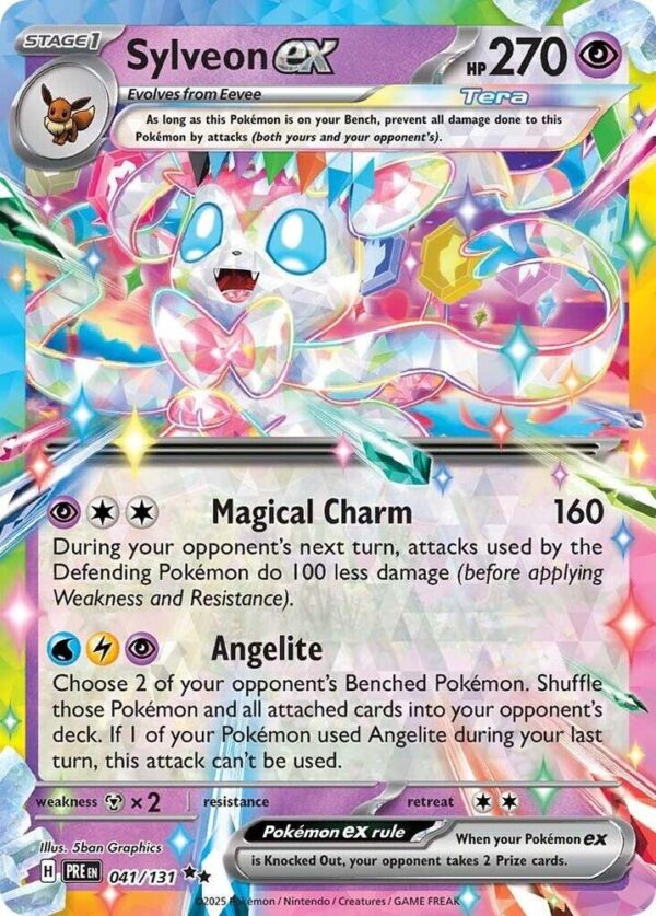 Sylveon ex 041/131 Holofoil SV: Prismatic Evolutions
