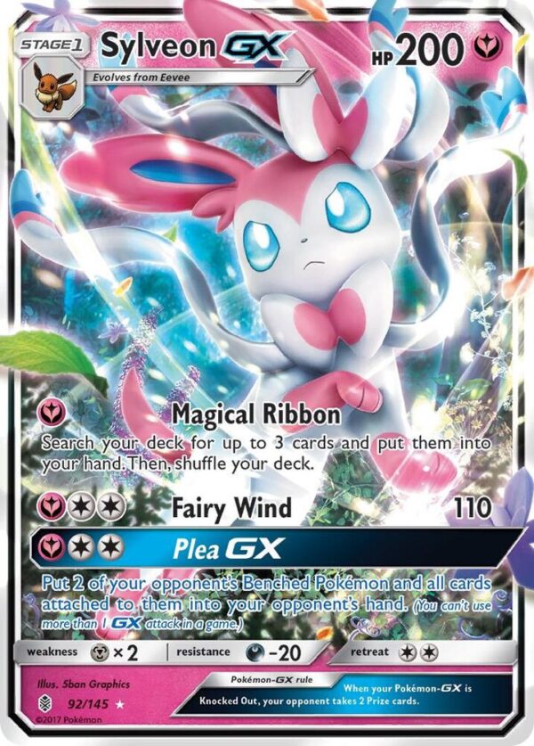 Sylveon GX 92/145 Holofoil SM – Guardians Rising