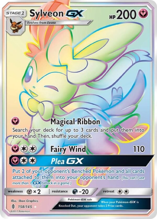 Sylveon GX (Secret) 158/145 Holofoil SM – Guardians Rising