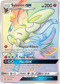 Sylveon GX (Secret) | 158/145 | Holofoil | SM - Guardians Rising