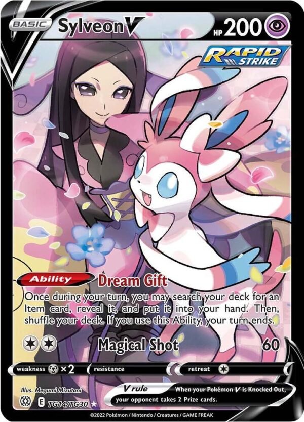 Sylveon V TG14/TG30 Holofoil SWSH09: Brilliant Stars Trainer Gallery Sylveon V TG14/TG30 Holofoil SWSH09: Brilliant Stars Trainer Gallery