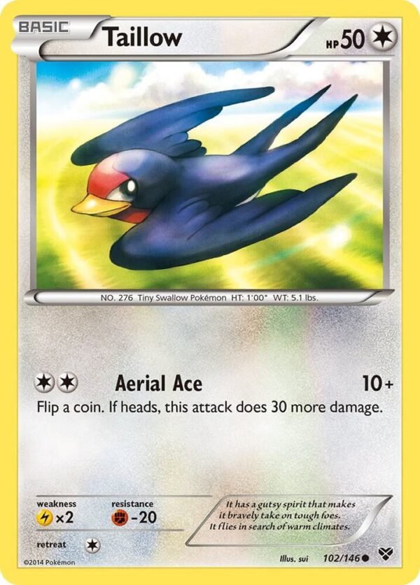 Taillow 102/146 Normal XY Base Set