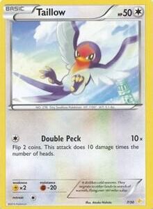 Taillow 7/30 Normal XY Trainer Kit: Pikachu Libre & Suicune