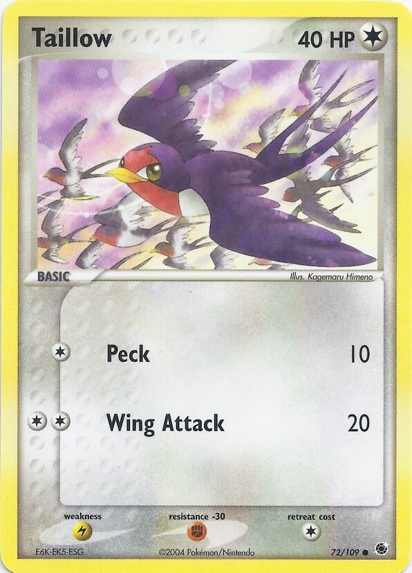 Taillow 72 Normal EX Battle Stadium