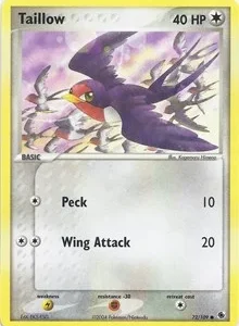 Taillow | 72 | Normal | EX Battle Stadium