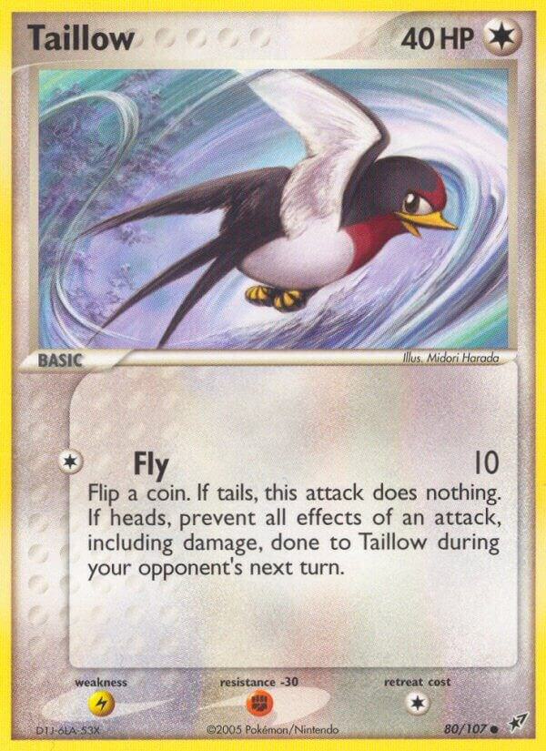 Taillow 80/107 Reverse Holofoil Deoxys