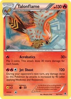 Talonflame 10/119 (XY Phantom Forces) 010/119 Holofoil Deck Exclusives