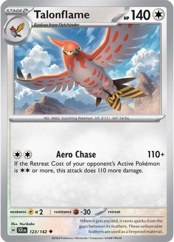 Talonflame 123/142 Normal SV07: Stellar Crown