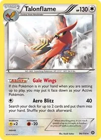 Talonflame | 96/114 | Reverse Holofoil | XY - Steam Siege