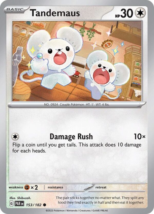 Tandemaus 153/182 Reverse Holofoil SV04: Paradox Rift Tandemaus 153/182 Reverse Holofoil SV04: Paradox Rift
