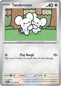 Tandemaus | 157/191 | Reverse Holofoil | SV08: Surging Sparks