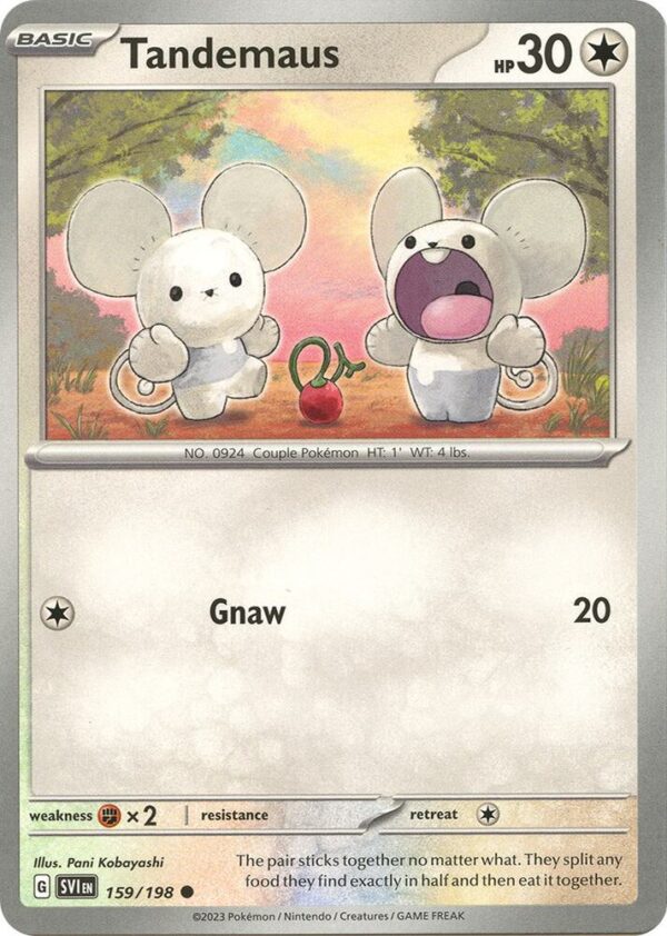 Tandemaus 159/198 Normal SV01: Scarlet & Violet Base Set