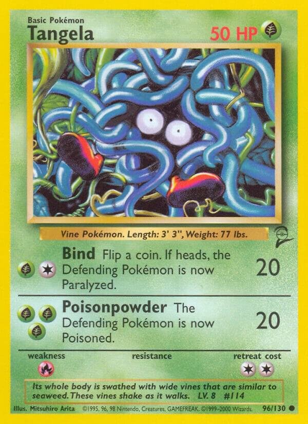 Tangela 096/130 Normal Base Set 2