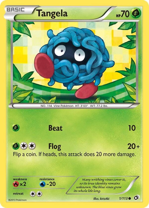 Tangela 1/113 Normal Legendary Treasures Tangela 1/113 Normal Legendary Treasures