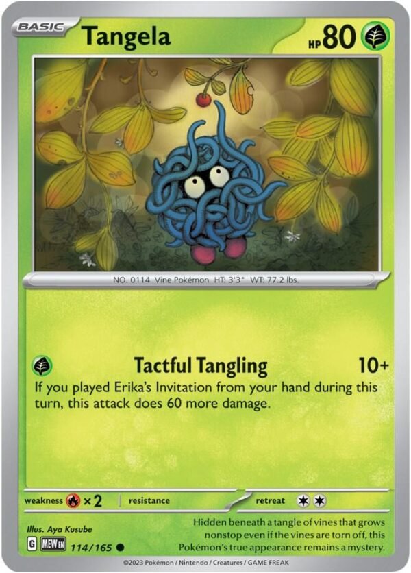 Tangela 114/165 Normal SV: Scarlet & Violet 151