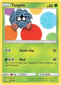 Tangela | 1/214 | Reverse Holofoil | SM - Lost Thunder
