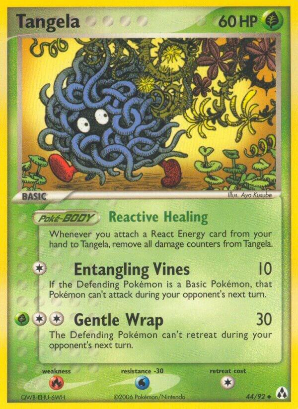 Tangela 44/92 Reverse Holofoil Legend Maker