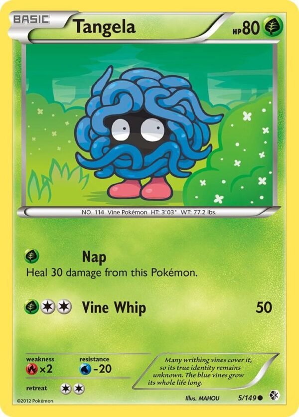 Tangela 5/149 Reverse Holofoil Boundaries Crossed Tangela 5/149 Reverse Holofoil Boundaries Crossed