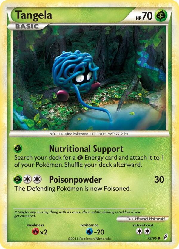 Tangela 72/95 Reverse Holofoil Call of Legends Tangela 72/95 Reverse Holofoil Call of Legends