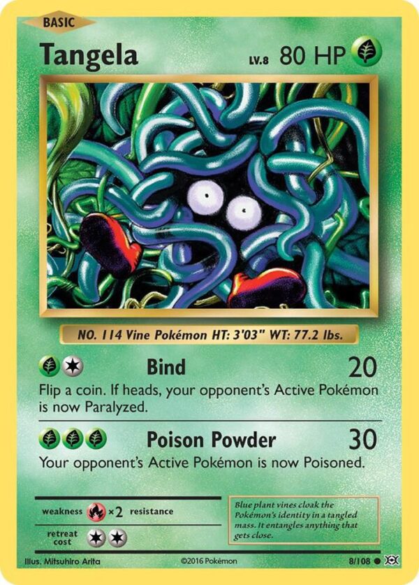 Tangela 8/108 Normal XY – Evolutions