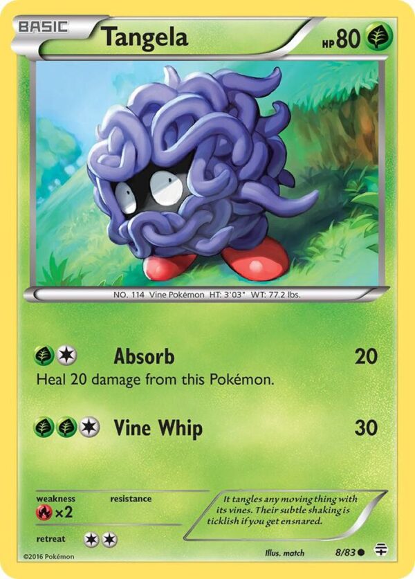 Tangela 8/83 Reverse Holofoil Generations