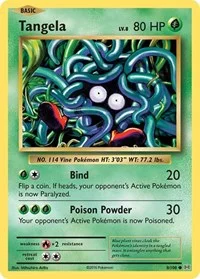 Tangela | 8/108 | Reverse Holofoil | XY - Evolutions