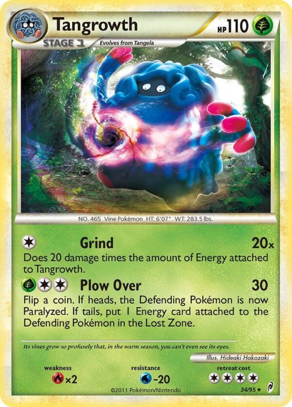 Tangrowth 34/95 Reverse Holofoil Call of Legends Tangrowth 34/95 Reverse Holofoil Call of Legends