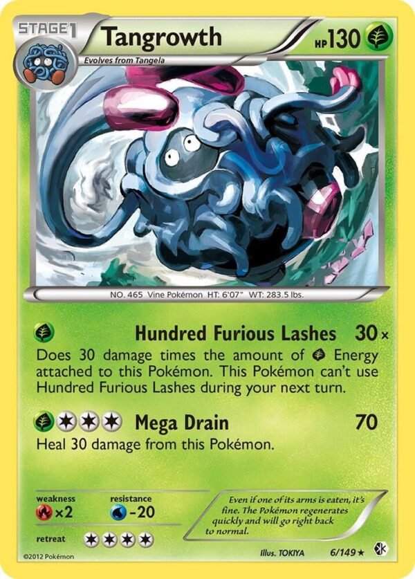 Tangrowth 6/149 Holofoil Boundaries Crossed