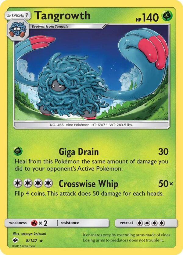 Tangrowth 8/147 Normal SM – Burning Shadows