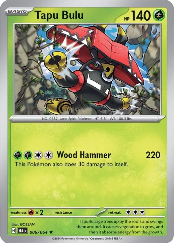 Tapu Bulu 006/064 Holofoil SV: Shrouded Fable
