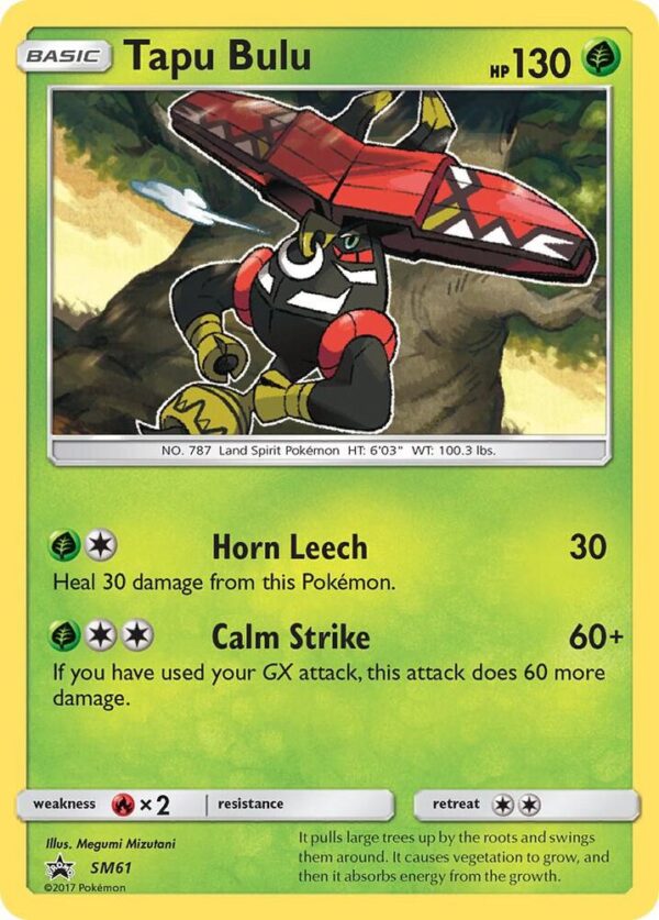 Tapu Bulu SM61 Holofoil SM Promos