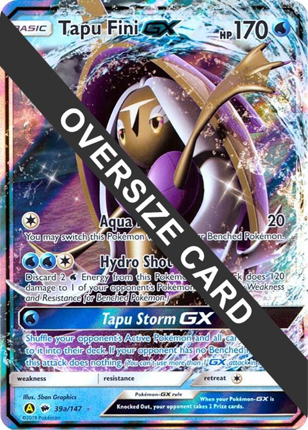 Tapu Fini GX 39a/147 039a/147 Holofoil Jumbo Cards