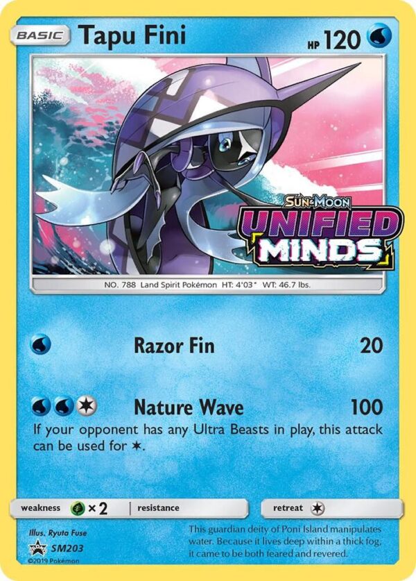 Tapu Fini SM203 (Prerelease) Holofoil SM Promos Tapu Fini SM203 (Prerelease) Holofoil SM Promos