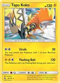 Tapu Koko | 85/214 | Reverse Holofoil | SM - Lost Thunder