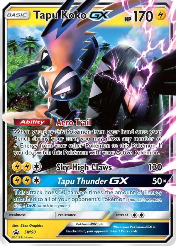 Tapu Koko GX SM50 Holofoil SM Promos