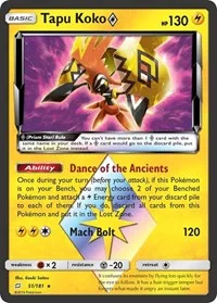 Tapu Koko Prism Star | 51/181 | Holofoil | SM - Team Up