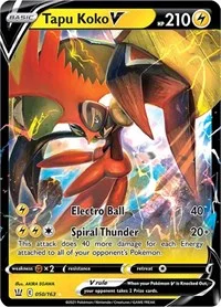 Tapu Koko V | 050/163 | Holofoil | SWSH05: Battle Styles Tapu Koko V | 050/163 | Holofoil | SWSH05: Battle Styles