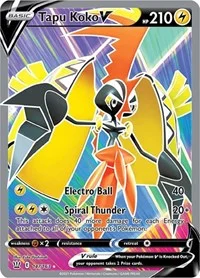 Tapu Koko V (Full Art) | 147/163 | Holofoil | SWSH05: Battle Styles