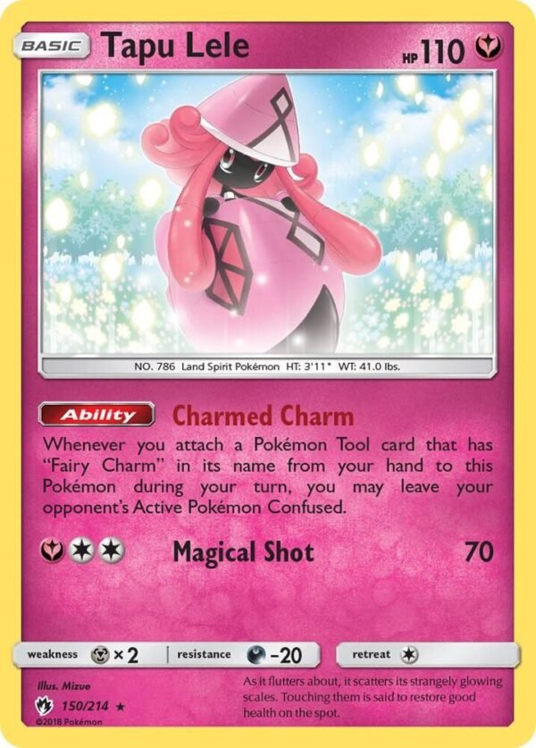 Tapu Lele 150/214 Reverse Holofoil SM – Lost Thunder Tapu Lele 150/214 Reverse Holofoil SM – Lost Thunder