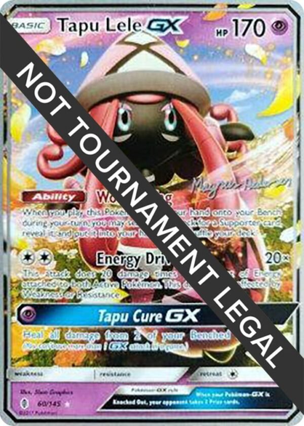 Tapu Lele GX 2018 (Magnus Pedersen) 60/145 Normal World Championship Decks Tapu Lele GX 2018 (Magnus Pedersen) 60/145 Normal World Championship Decks
