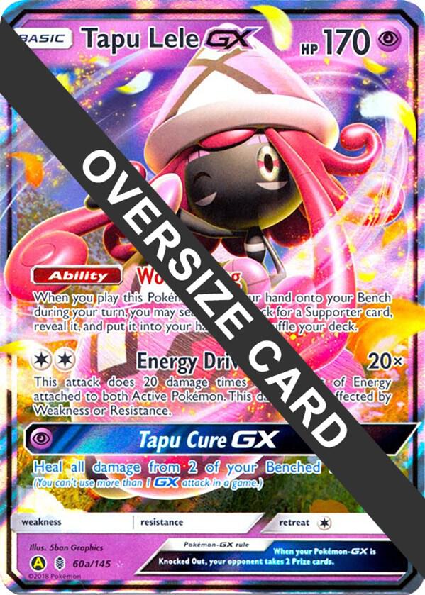 Tapu Lele GX 60a/145 060a/145 Holofoil Jumbo Cards